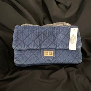 Quilted Blue Women's Bag